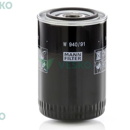 Alyvos Filtras W 940/91 Mann Alyvos Filtras W 940/91 Mann