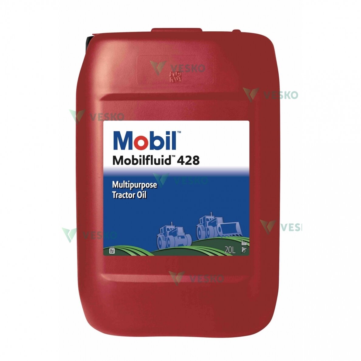 Daugiafunkcinė žemės ūkio technikos alyva Mobilfluid 428 Daugiafunkcinė žemės ūkio technikos alyva Mobilfluid 428
