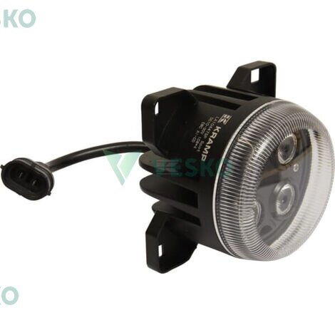 Darbinis LED žibintas, 40W, 4000 lm, apvalus, 10/30V Kramp