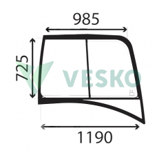 Dešinės Pusės Durų Stiklas (Darinėjamas) 574509 Volvo