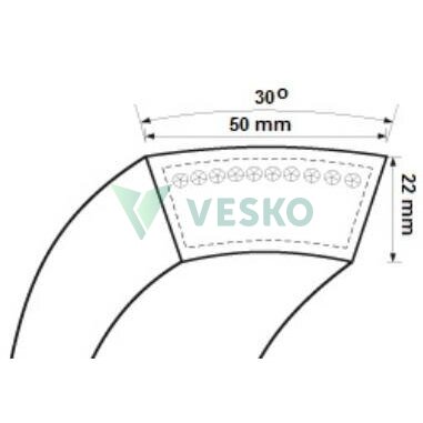 Diržas HM/H-3400 Stomil 1