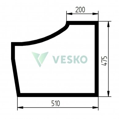 Stiklas Yanmar Ekskavatoriaus Durų Apatinis 172A5969170 Stiklas Yanmar Ekskavatoriaus Durų Apatinis 172A5969170