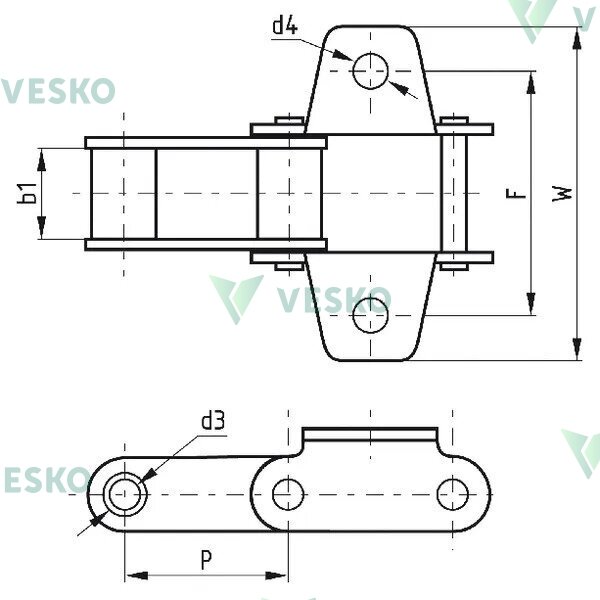 Elevatoriaus Grandinė  S55 1