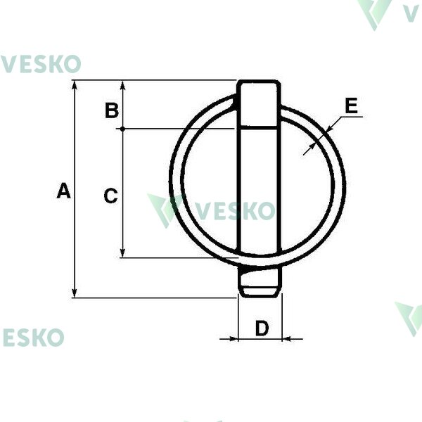 Fiksatorius su Žiedu 6x55 mm 1