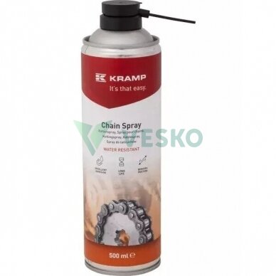 Grandinių tepalas Kramp Chain Spray 500ml Grandinių tepalas Kramp Chain Spray 500ml
