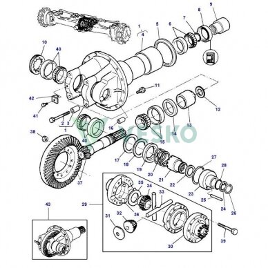 Įvorė 3764215M1 Massey Ferguson 1 Įvorė 3764215M1 Massey Ferguson 1
