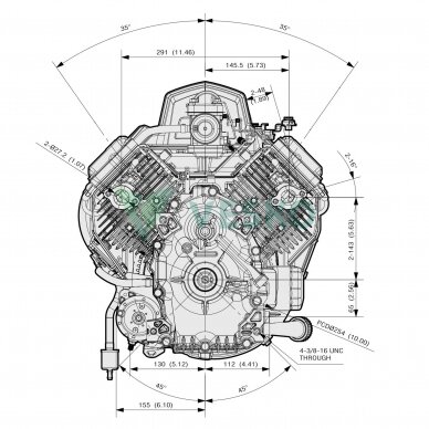 Kawasaki FS541V Benzininis Variklis 4 Kawasaki FS541V Benzininis Variklis 4