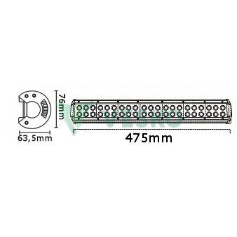 LED Žibintas, 126W, 10-30V, 42 CREE LEDx3W 1 LED Žibintas, 126W, 10-30V, 42 CREE LEDx3W 1