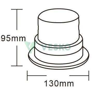 LED Švyturėlis Magnetinis 40SMD, 9-30V, R10, R65 1 LED Švyturėlis Magnetinis 40SMD, 9-30V, R10, R65 1