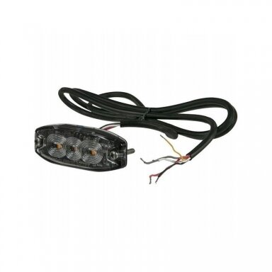 LED Įspėjamoji Šviesa (Gintarinė) 3 LED Kramp