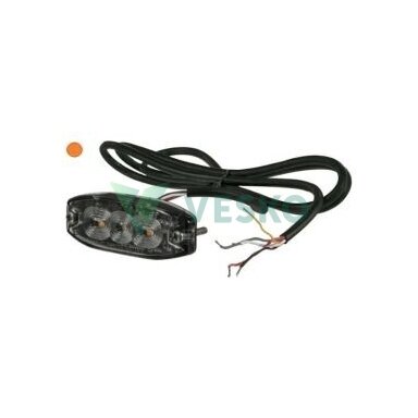 LED Įspėjamoji Šviesa (Gintarinė) 6 LED Kramp