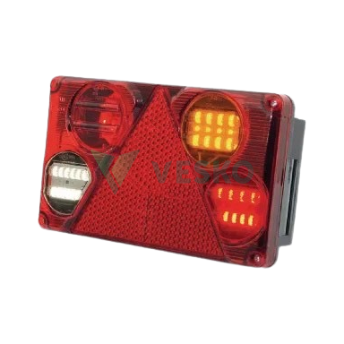 LED Multifunkcinis Galinis Žibintas Stačiakampis