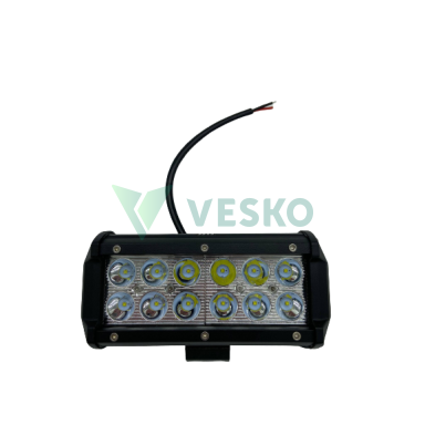 LED Žibintas 36W, 10-30V, 12 CREE LED x 3W