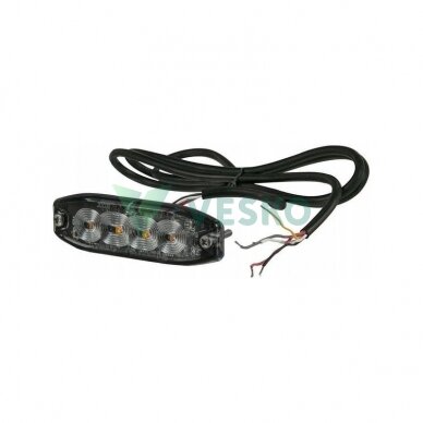 LED Įspėjamoji Šviesa (Gintarinė) 4 LED Kramp LED Įspėjamoji Šviesa (Gintarinė) 4 LED Kramp