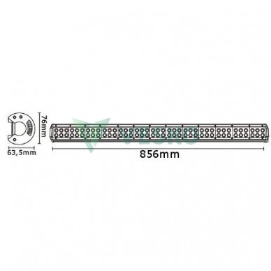 LED Žibintas 234W, 10-30V, 78 CREE LEDx3W 1
