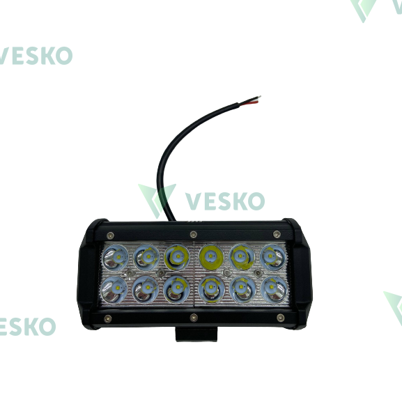 LED Žibintas 36W, 10-30V, 12 CREE LED x 3W LED Žibintas 36W, 10-30V, 12 CREE LED x 3W