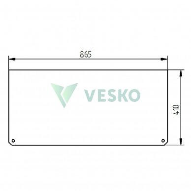 Stiklas Priekinis Apatinis Yanmar 172A5968810 Stiklas Priekinis Apatinis Yanmar 172A5968810