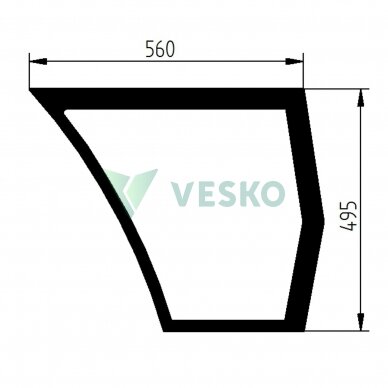 Stiklas Yanmar Apatinis D.P. 172A5968580 Tonuotas Stiklas Yanmar Apatinis D.P. 172A5968580 Tonuotas