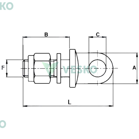 Stabilizatoriaus Varžtas 20x2.5 mm 1 Stabilizatoriaus Varžtas 20x2.5 mm 1