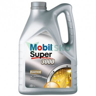 Variklinė alyva Mobil Super 3000 X1 5W40 Variklinė alyva Mobil Super 3000 X1 5W40