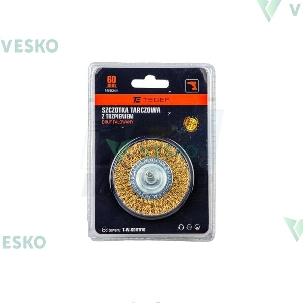 Vielinis Šepetys 6/60 mm TEGER