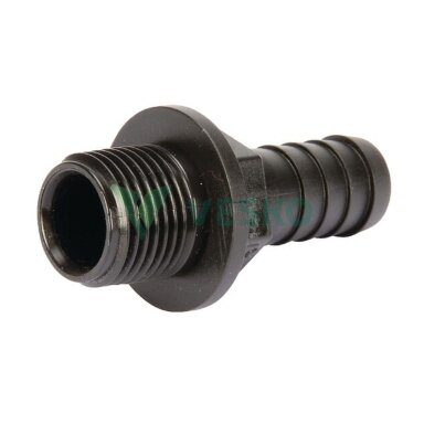 Žarnų Antgalis 16 mm x 1/2" Išorinis Sriegis